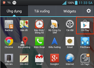 Tải CH Play miễn phí trên chplay.info