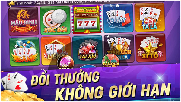 Những game bài đổi thưởng có nhiều lượt chơi nhất hiện nay 01