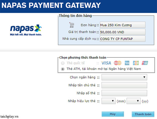 Hướng dẫn nạp thẻ Long Vũ 3D qua ATM 04