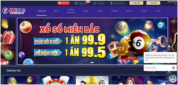 Nhà cái các cược EE88 01